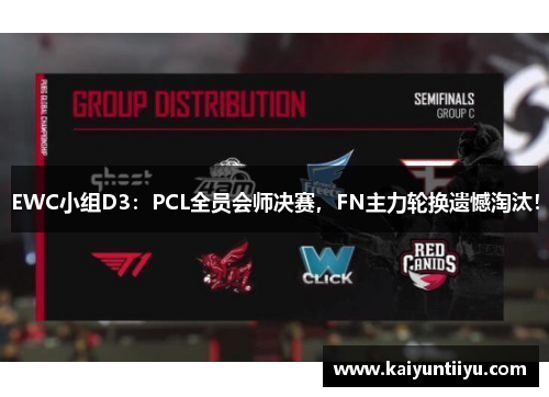 EWC小组D3：PCL全员会师决赛，FN主力轮换遗憾淘汰！